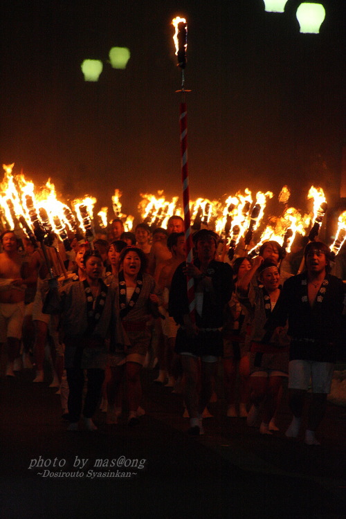 月岡温泉　どんど祭り