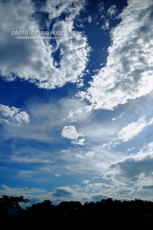 台風の空